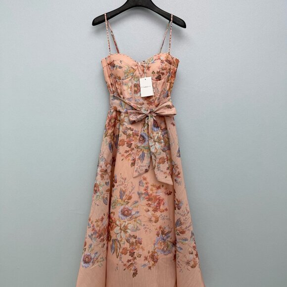 Zimmermann Dresses & Skirts - Zimmermann New Vintage Floral Strapless Slip Dress